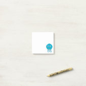 Mooie Tekenfilmkwal Post-it® Notes (Op bureau)