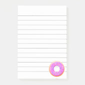 Mooie tekening van een donut met sprinkels post-it® notes (Voorkant)