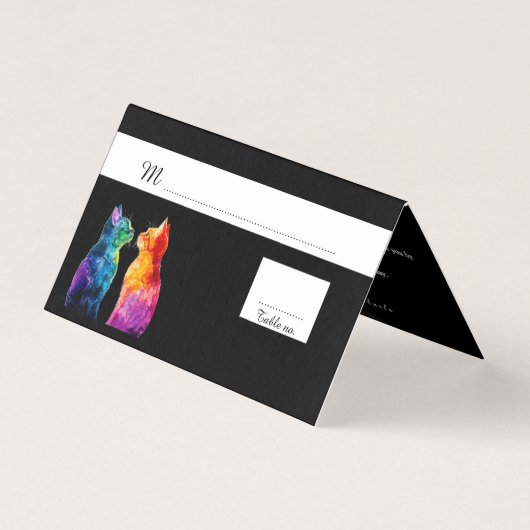 Mooie tekst aan de achterkant A Rainbow Love Kaart (Voorkant)