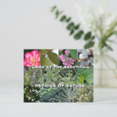 mooie tekst groen voorjaar briefkaart (Staand voorkant)