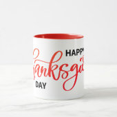 Mooie tekst Happy Thanksgiving Typografie-Mok Mok (Midden)