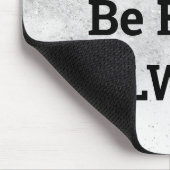 Mooie tekst op structuur muismat (Hoek)