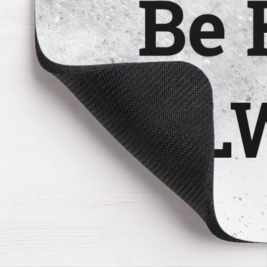 Mooie tekst op structuur muismat (Hoek)