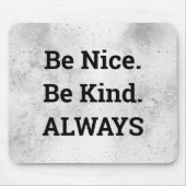 Mooie tekst op structuur muismat (Voorkant)