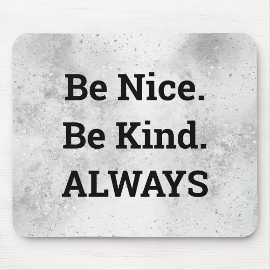 Mooie tekst op structuur muismat (Voorkant)