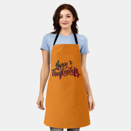 Mooie teksttypografie voor Thanksgiving Apron Schort