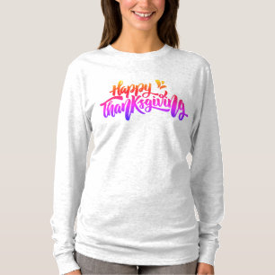 Mooie teksttypografie voor Thanksgiving T-shirt