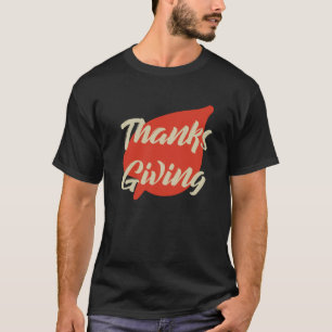 Mooie teksttypografie voor Thanksgiving T-shirt