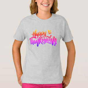 Mooie teksttypografie voor Thanksgiving T-Shirt
