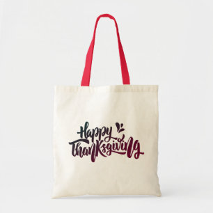 Mooie teksttypografie voor Thanksgiving Tote Bag