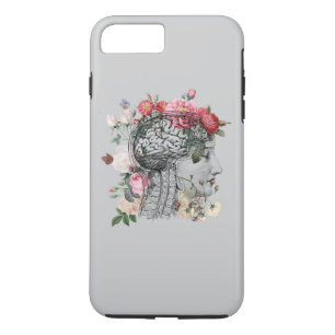 Mooie telefooncel voor hersenen - Anatomisch brein iPhone 8/7 Plus Hoesje