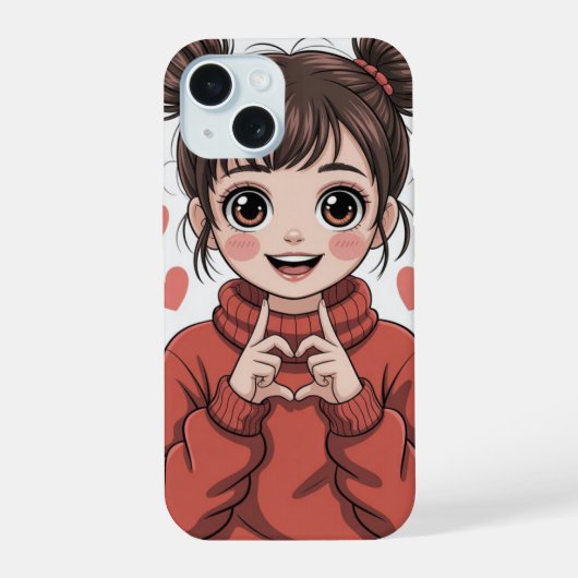Mooie telefoonhoes iPhone 15 case (Achterkant)