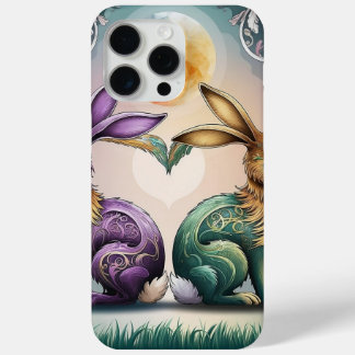 Mooie telefoonhoes, Kleur full Rabbit iphone 15 Pro Max Hoesje