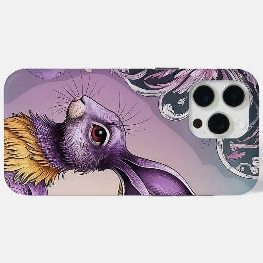 Mooie telefoonhoes, Rabbit iphone 15 Pro Max, Case-Mate iPhone Case (Achterkant (horizontaal))