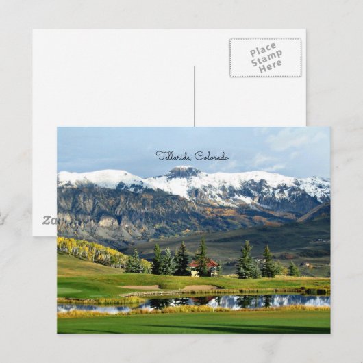 Mooie Telluride, Colorado Landscape Briefkaart (Voorkant / Achterkant)