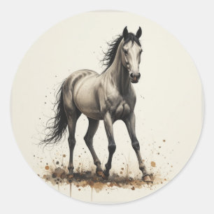 Mooie Tennessee Paard Dieren Kunst Ronde Sticker