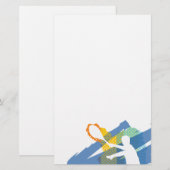Mooie Tennis Briefpapier / Briefhoofd (Voorkant / Achterkant)