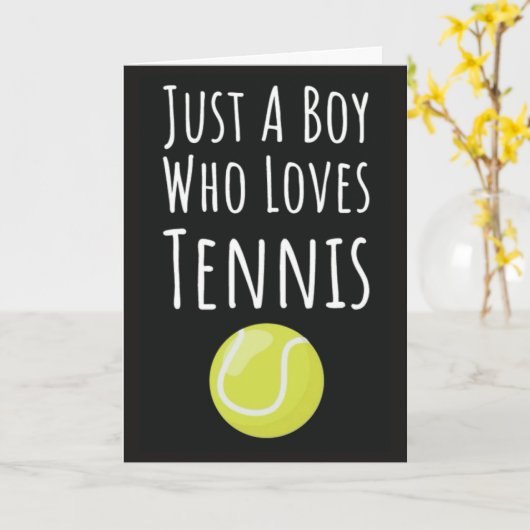 Mooie Tenniskaarten Voor Kinderen Jongens Sport Sp Kaart (Gele Bloem)