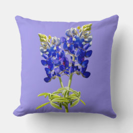 Mooie Texas Bluebonnets op Lavender, Pillow Kussen
