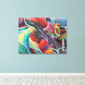 Mooie texturen canvas afdruk (Insitu (Houten vloer))