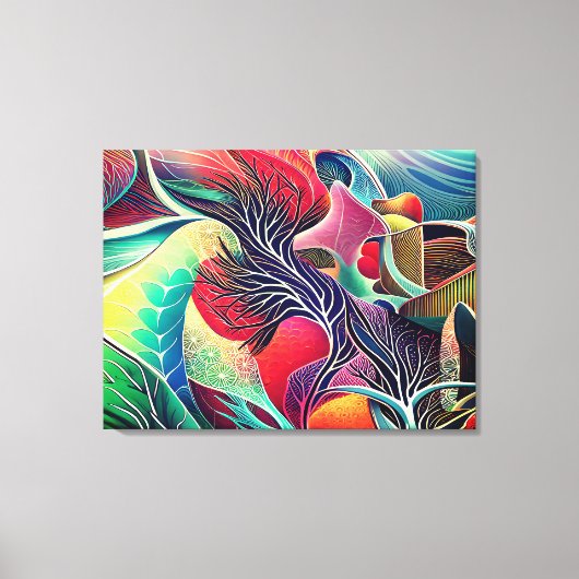 Mooie texturen canvas afdruk (Voorkant)