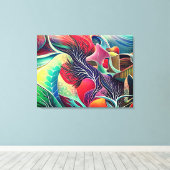 Mooie texturen canvas afdruk (Insitu (Houten vloer))