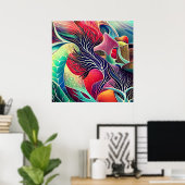 Mooie texturen poster (Thuiskantoor)