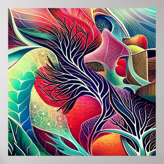 Mooie texturen poster (Voorkant)