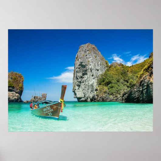 Mooie Thailand Beach Poster (Voorkant)