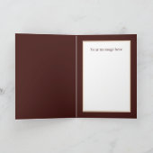 Mooie Thanksgiving aanpasbare pompoen Feestdagen Kaart (Binnen)