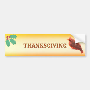 Mooie Thanksgiving Bird Bumpersticker
