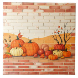 Mooie Thanksgiving Herfst Tegeltje