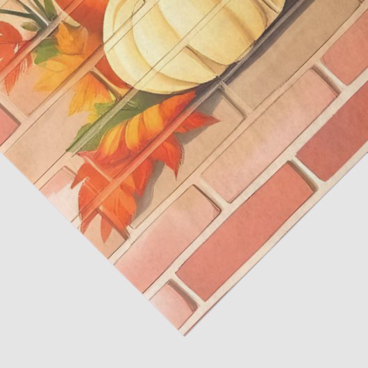 Mooie Thanksgiving Herfst Tissuepapier (Detail)