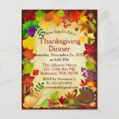 Mooie Thanksgiving-oogst Briefkaart (Voorkant)