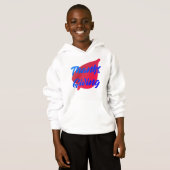 Mooie Thanksgiving Typografie op Leaf Hoodie (Voorkant volledig)