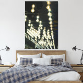 Mooie theaterverlichting canvas afdruk (Insitu (Slaapkamer))