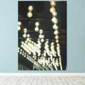 Mooie theaterverlichting canvas afdruk (Insitu (Houten vloer))