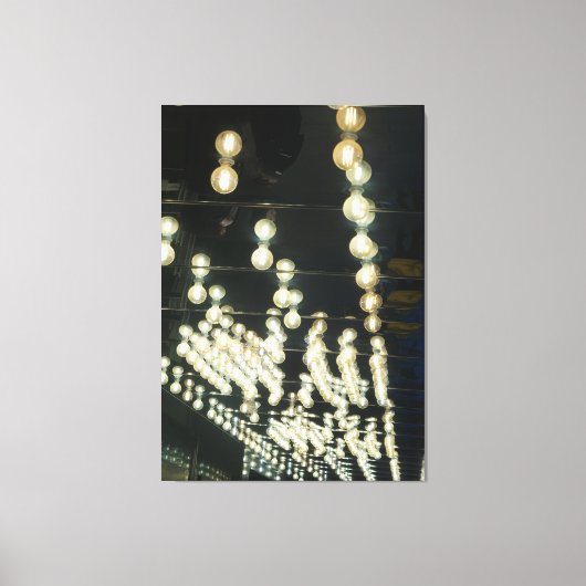Mooie theaterverlichting canvas afdruk (Voorkant)