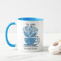 Mooie theeliefhebber geschenkmok voor welzijn