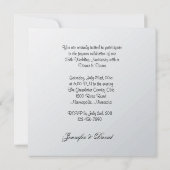 Mooie Theeroos 25e Huwelijksjubileum Feest Kaart (Achterkant)