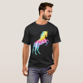 Mooie Tie Dye Horse T-shirt (Voorkant volledig)