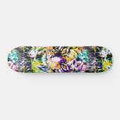 Mooie tierskateboardplaat | Kleurrijke tijger Persoonlijk Skateboard (Horizontaal)