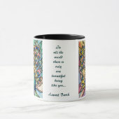 Mooie Tiffany Peacock Mok Fine Art (Midden)