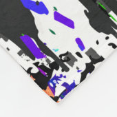 Mooie Tiger Fleece Blanket | Oranje tijger Deken (Hoek)