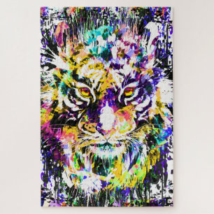Mooie Tiger Puzzle   Colorful Tiger Puzzle Legpuzzel