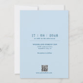Mooie Tijdloze Retro bruiloft uitnodigingen (Achterkant)