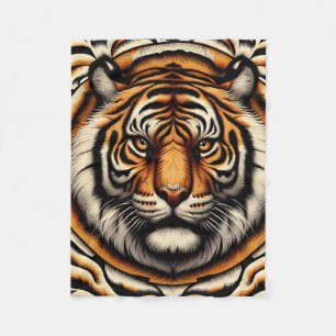 Mooie tijger fleece deken