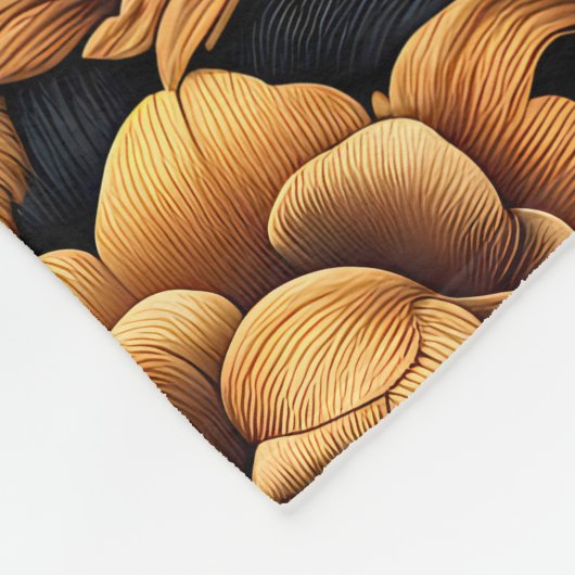 Mooie tijger fleece deken (Hoek)