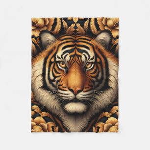 Mooie tijger fleece deken