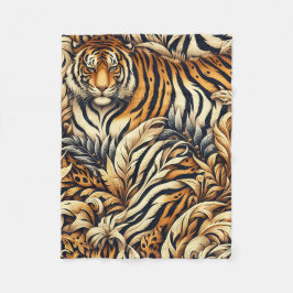 Mooie tijger fleece deken